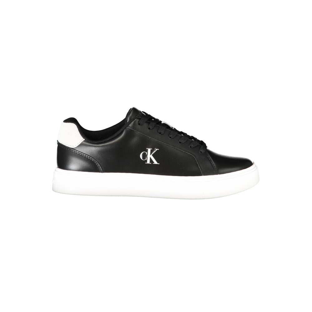 Baskets noires en polyuréthane pour homme Calvin Klein