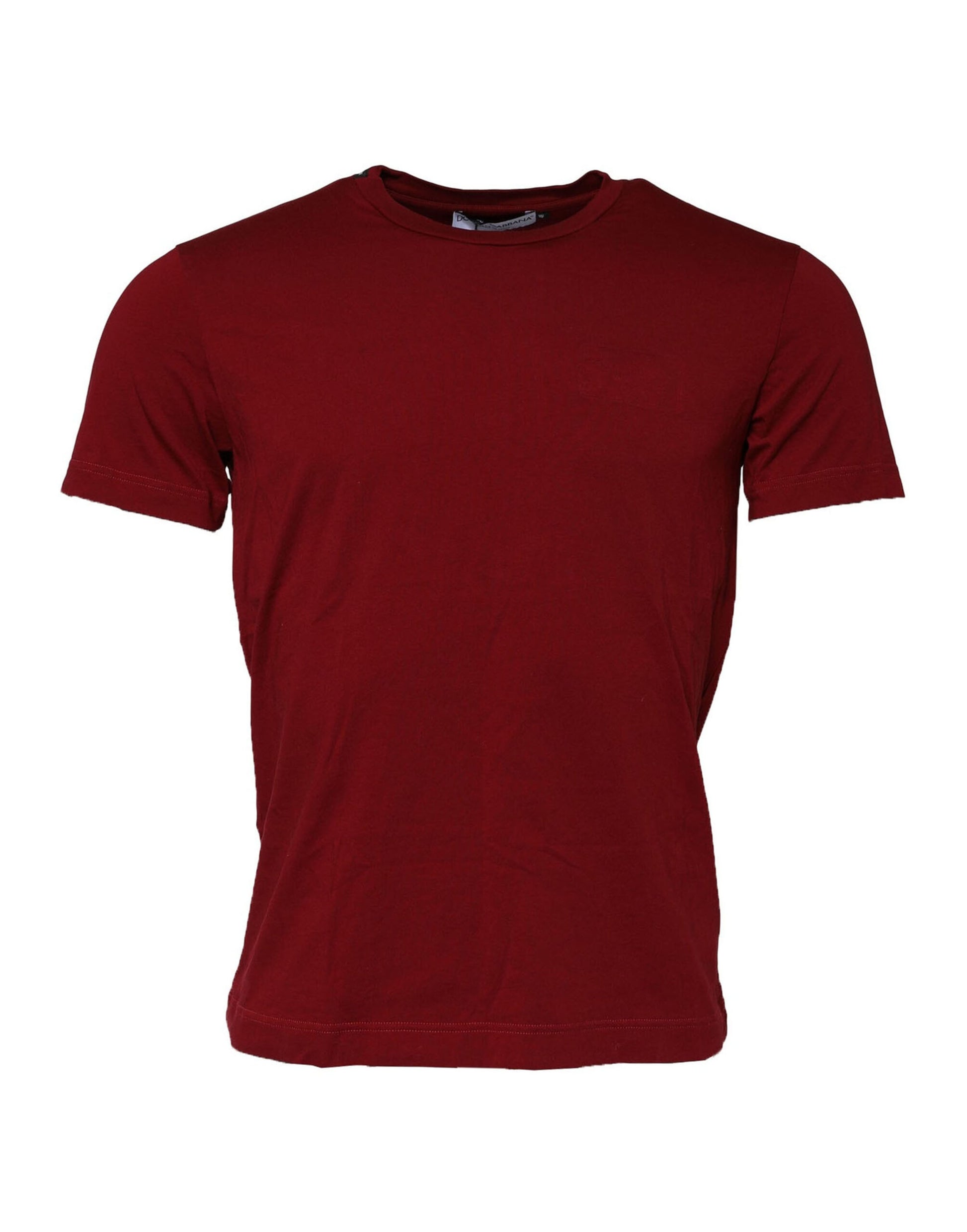 T-shirt Dolce & Gabbana en Coton Col Rond Manches Courtes Marron