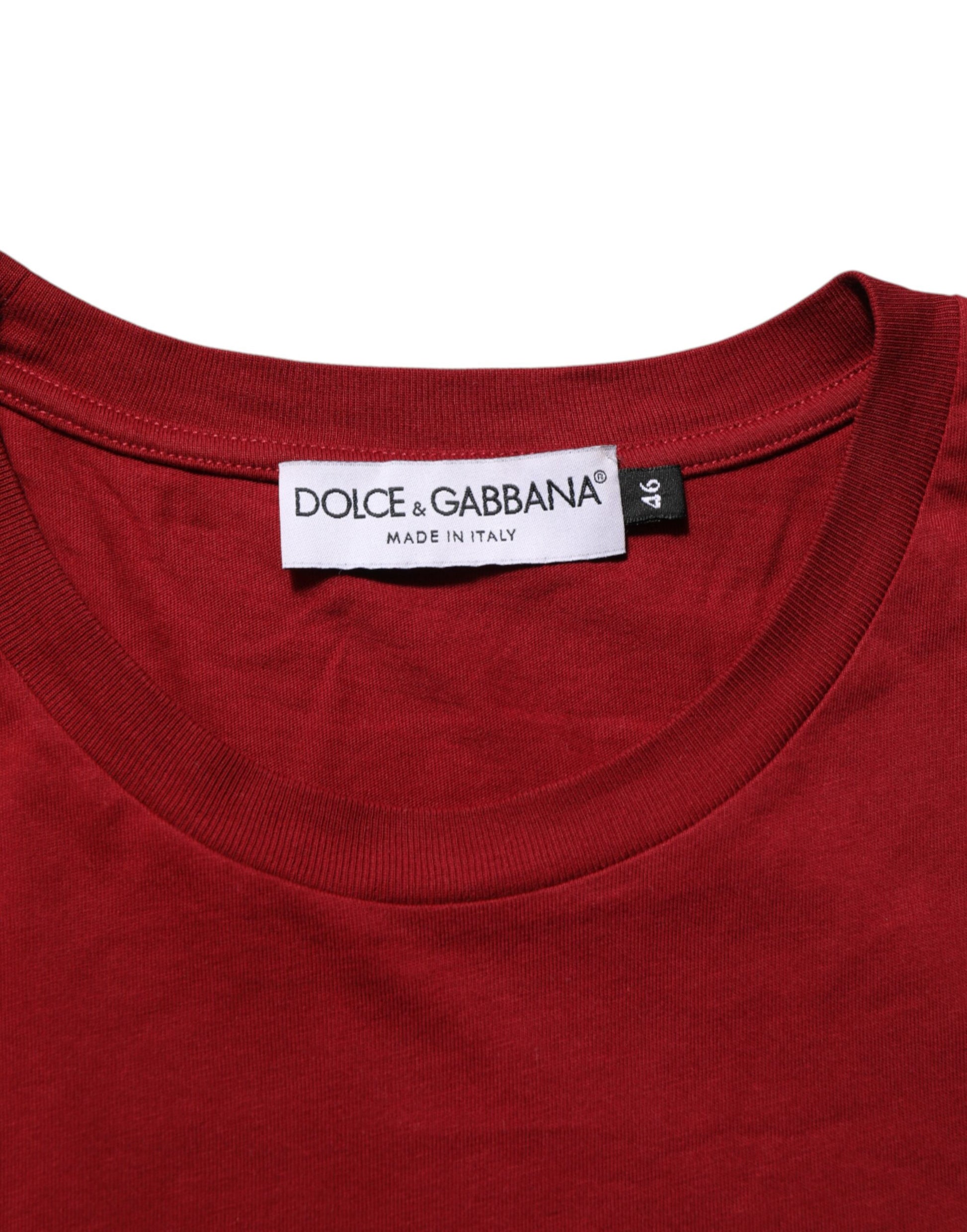 Dolce & Gabbana Red T-Shirt for Men additional view