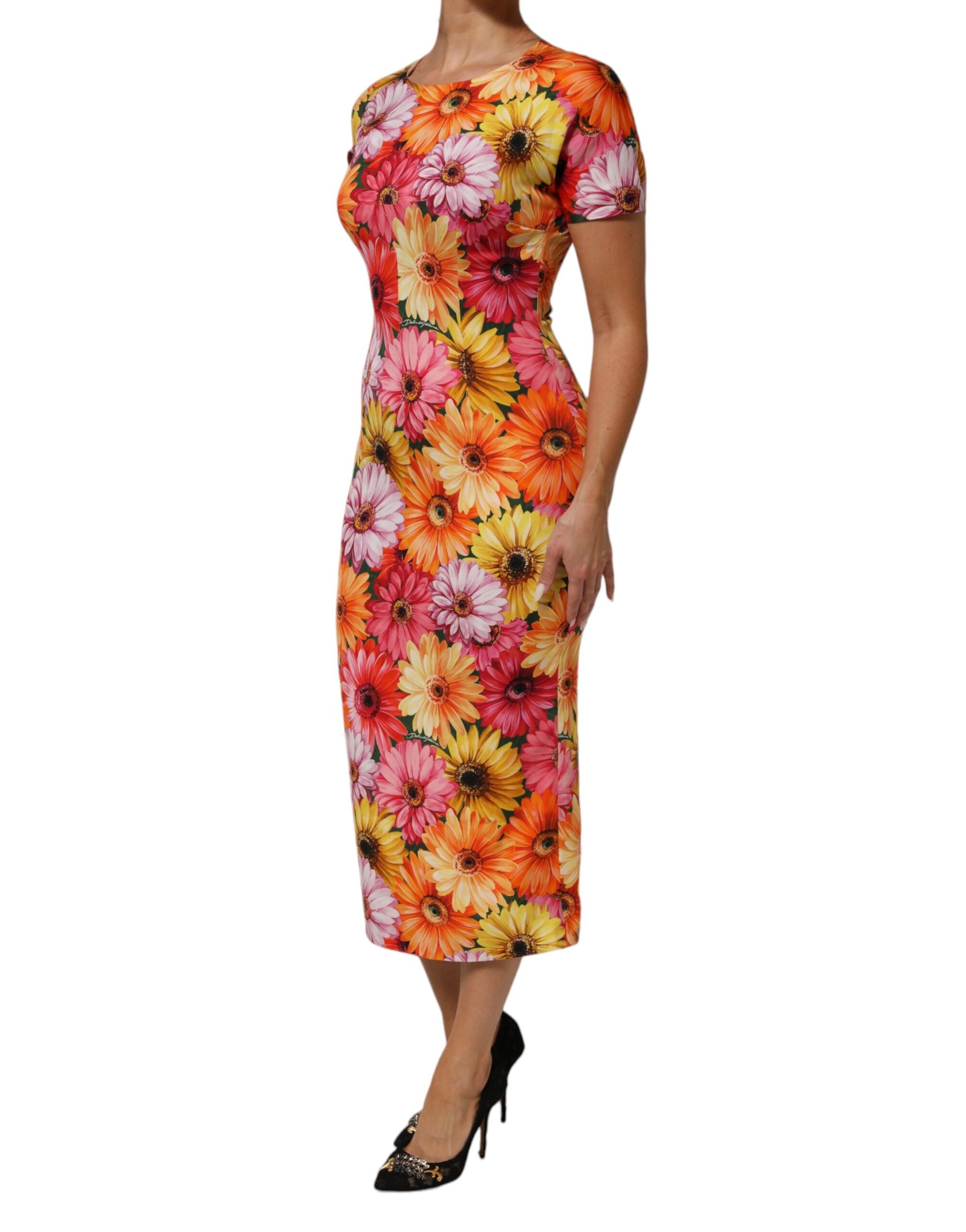 Dolce & Gabbana Multicolor Midi Dress for Women detail view