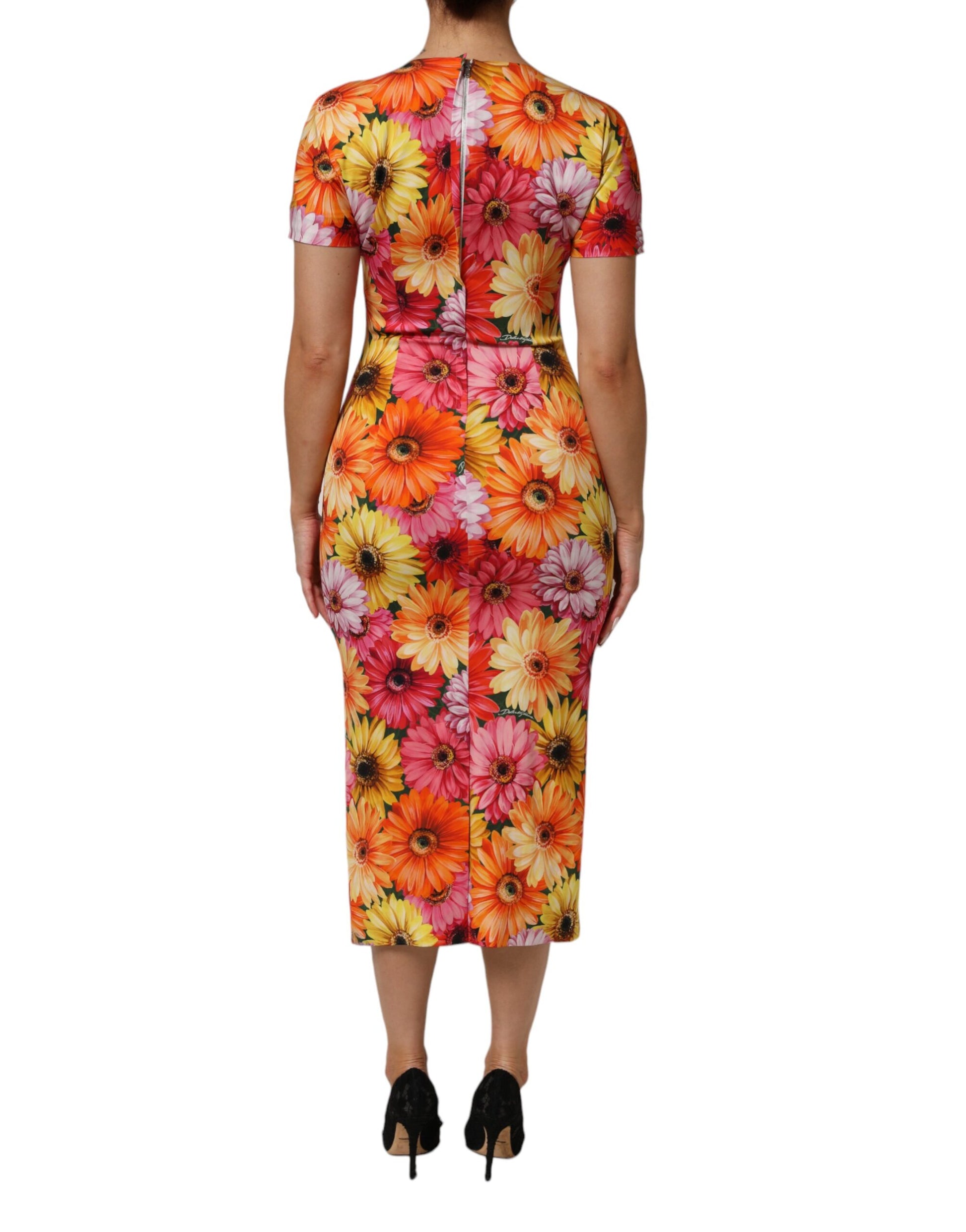 Dolce & Gabbana Multicolor Midi Dress for Women side view