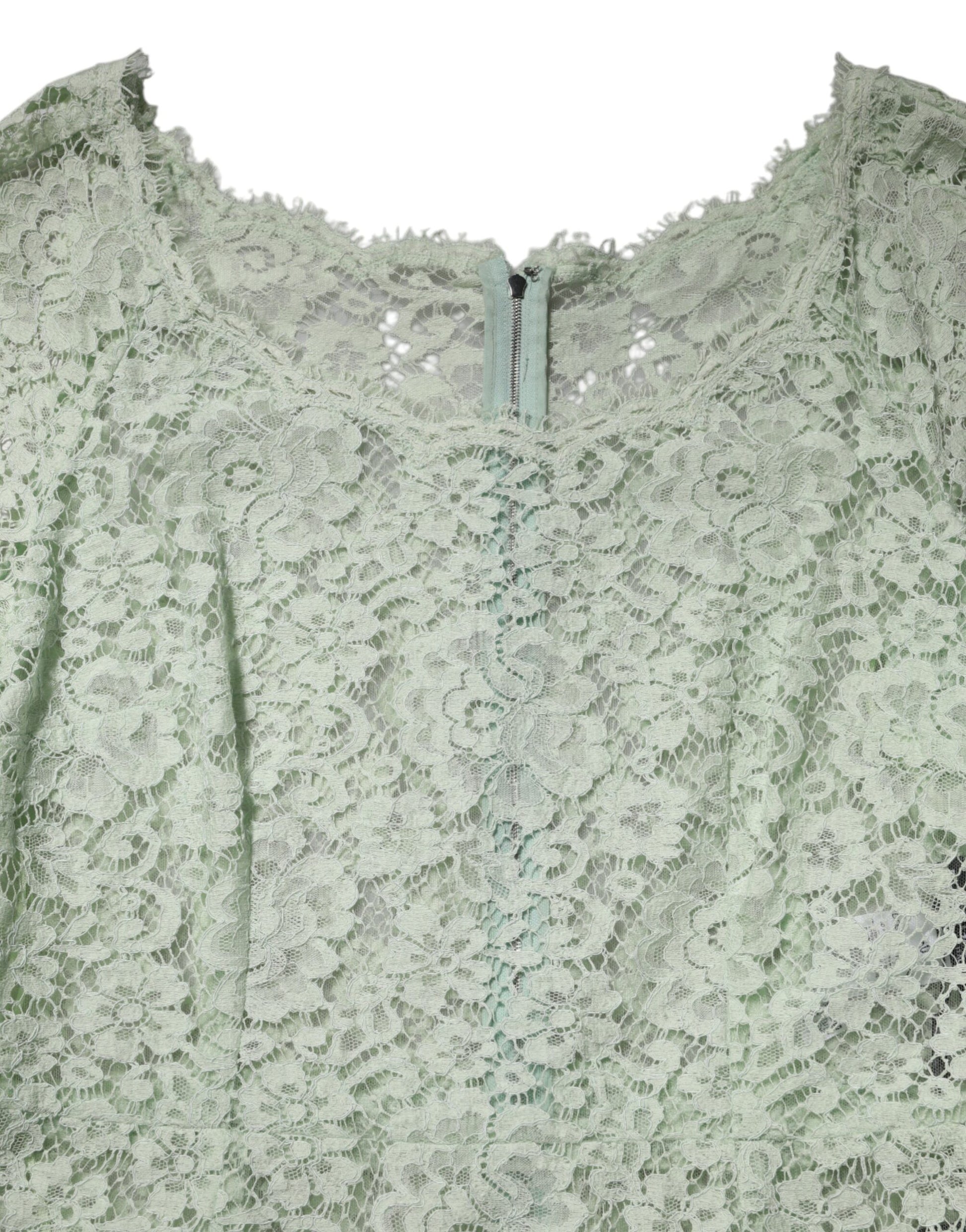 Dolce & Gabbana Green Midi Dress for Women additional view