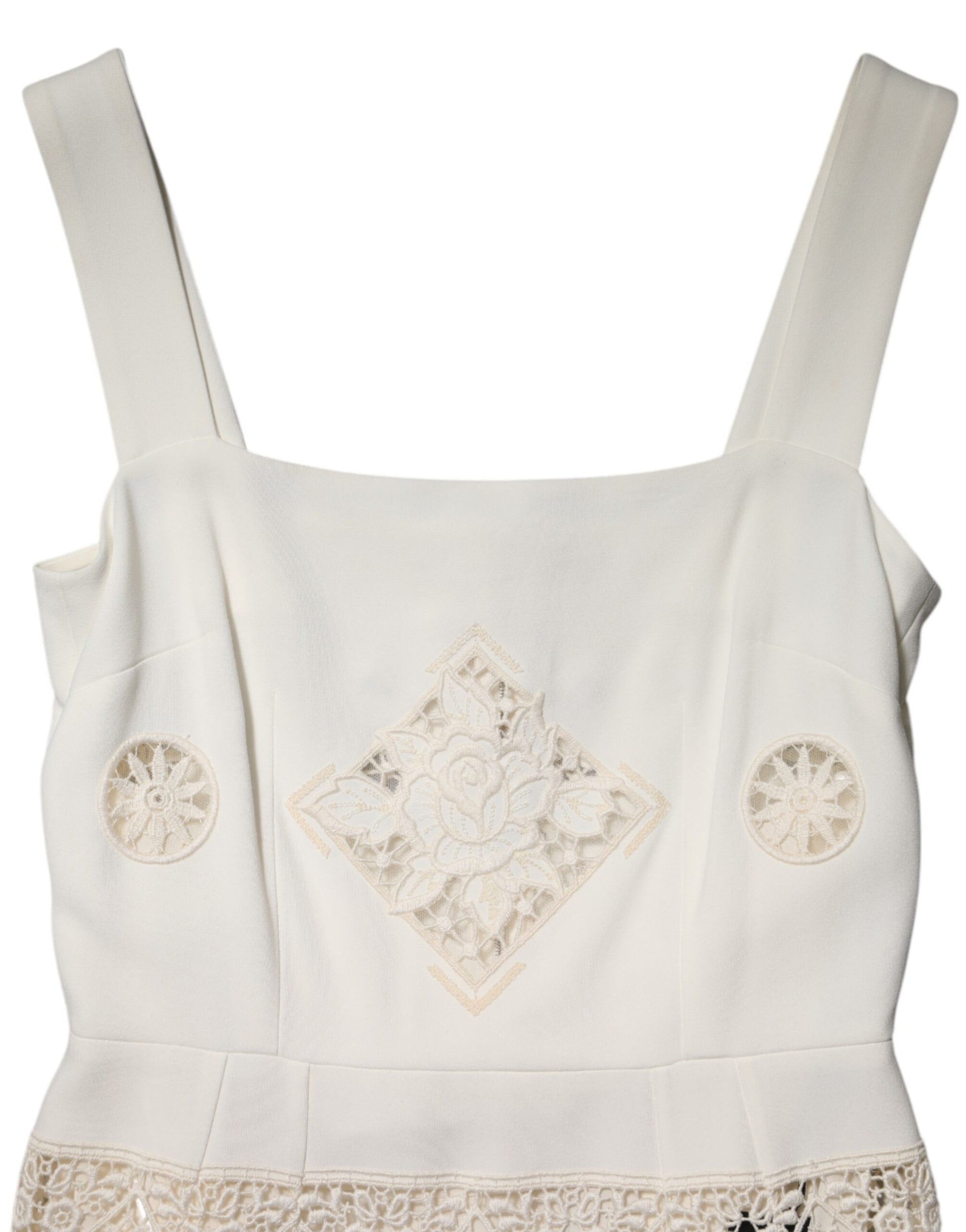 Dolce & Gabbana White Midi Dress for Women additional view