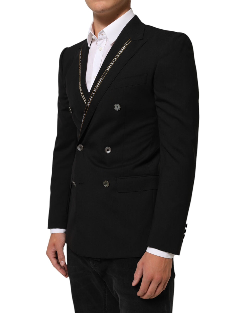 Dolce & Gabbana Black Blazer for Men detail view