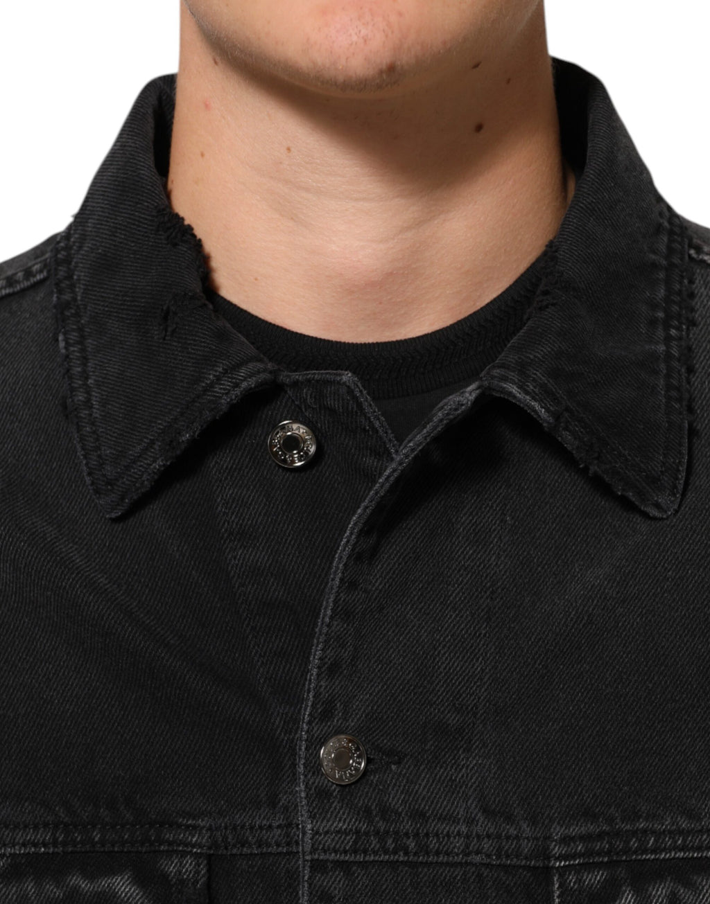 Dolce & Gabbana Black Denim Jackets for Men additional view
