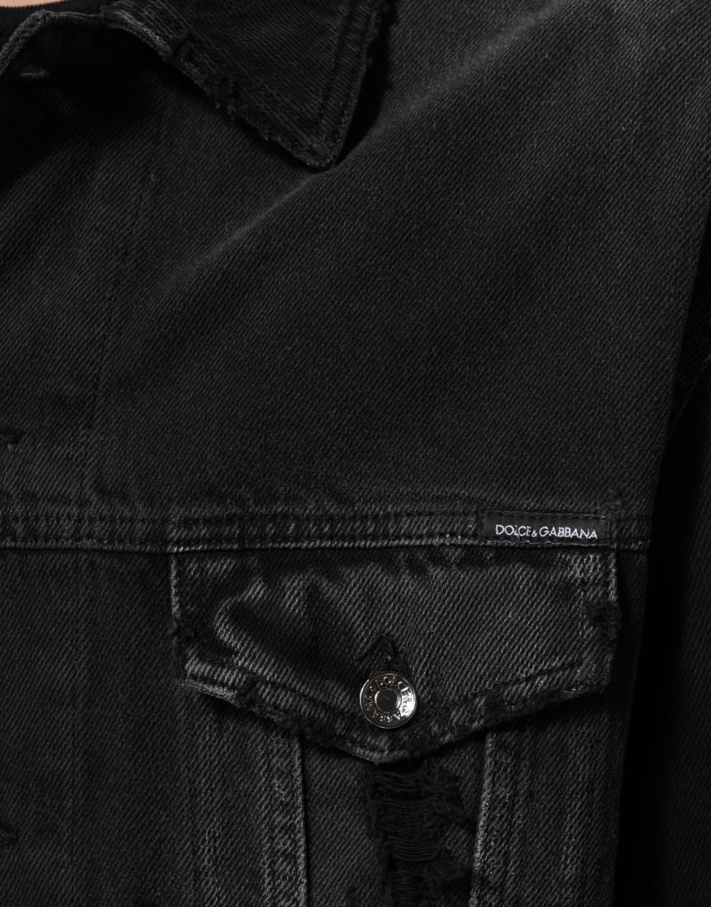Dolce & Gabbana Black Denim Jackets for Men additional view