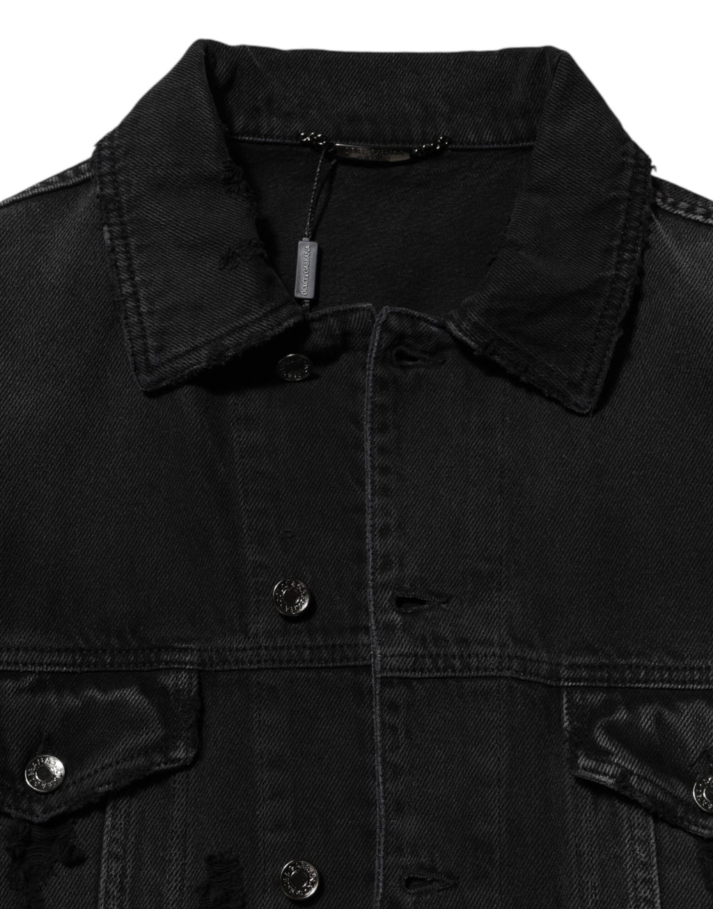 Dolce & Gabbana Black Denim Jackets for Men additional view