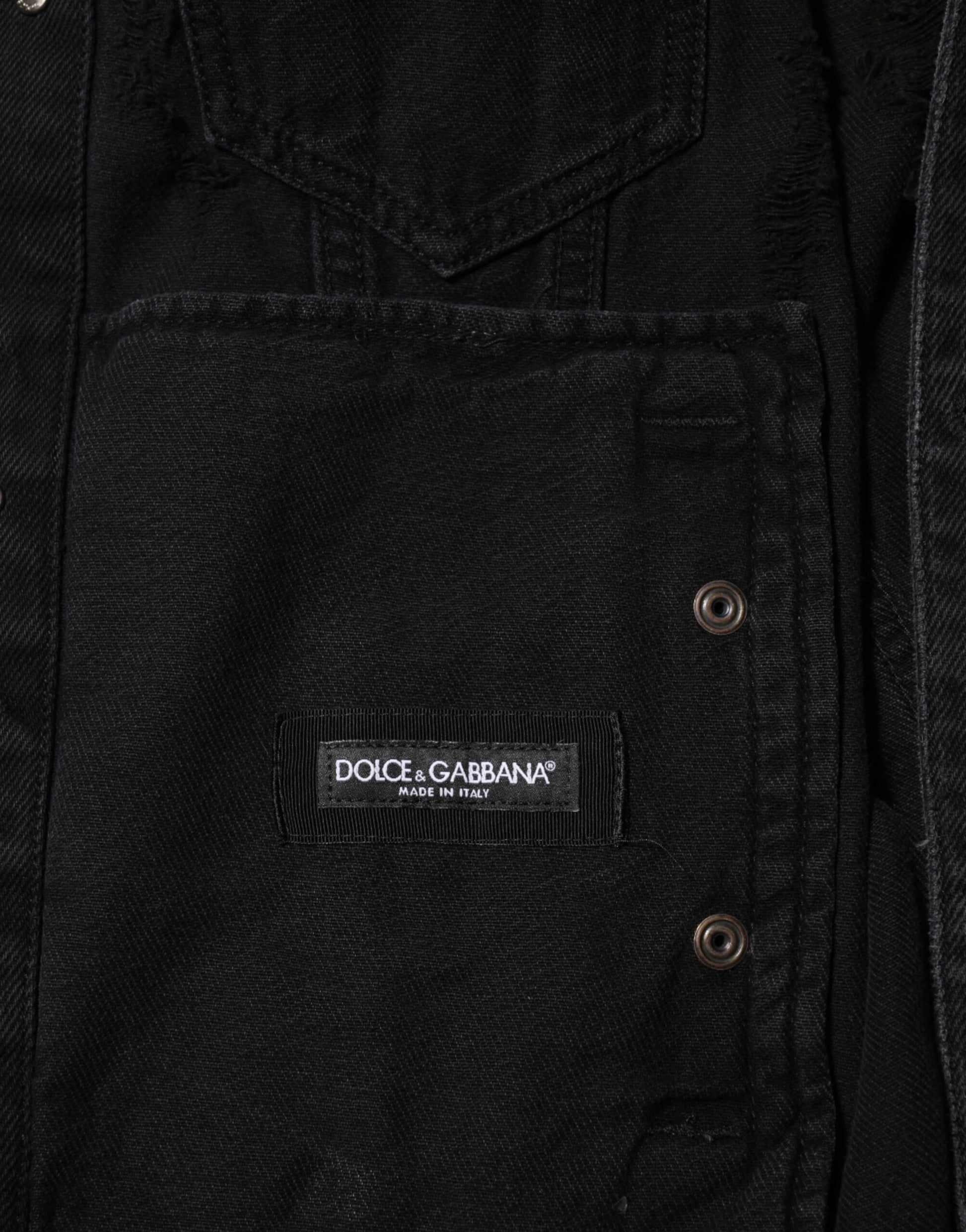 Dolce & Gabbana Black Denim Jackets for Men additional view