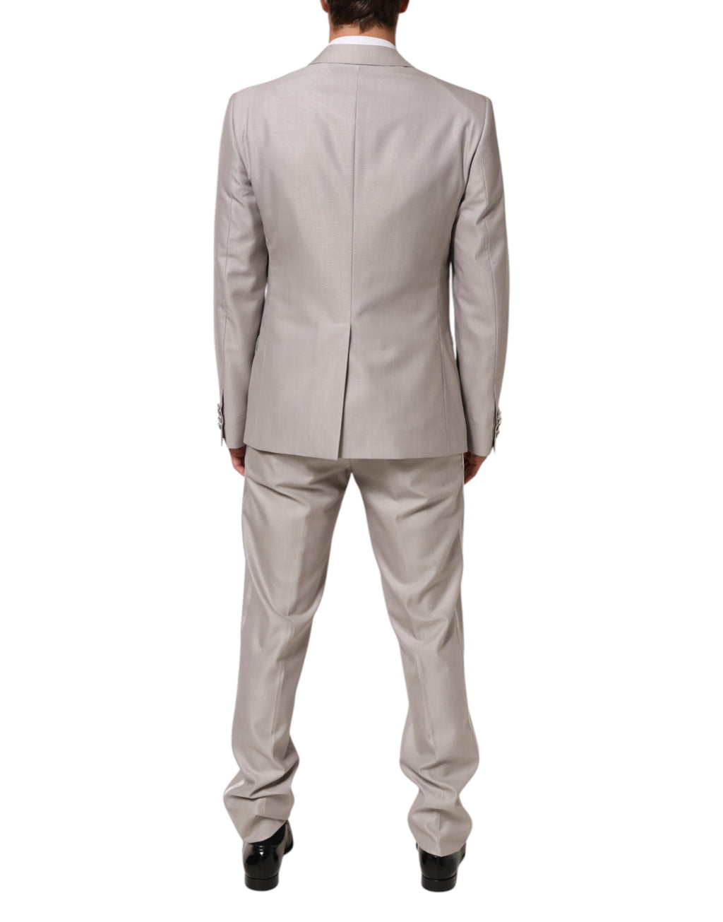 Dolce & Gabbana Grey Two Piece Suits for Men side view