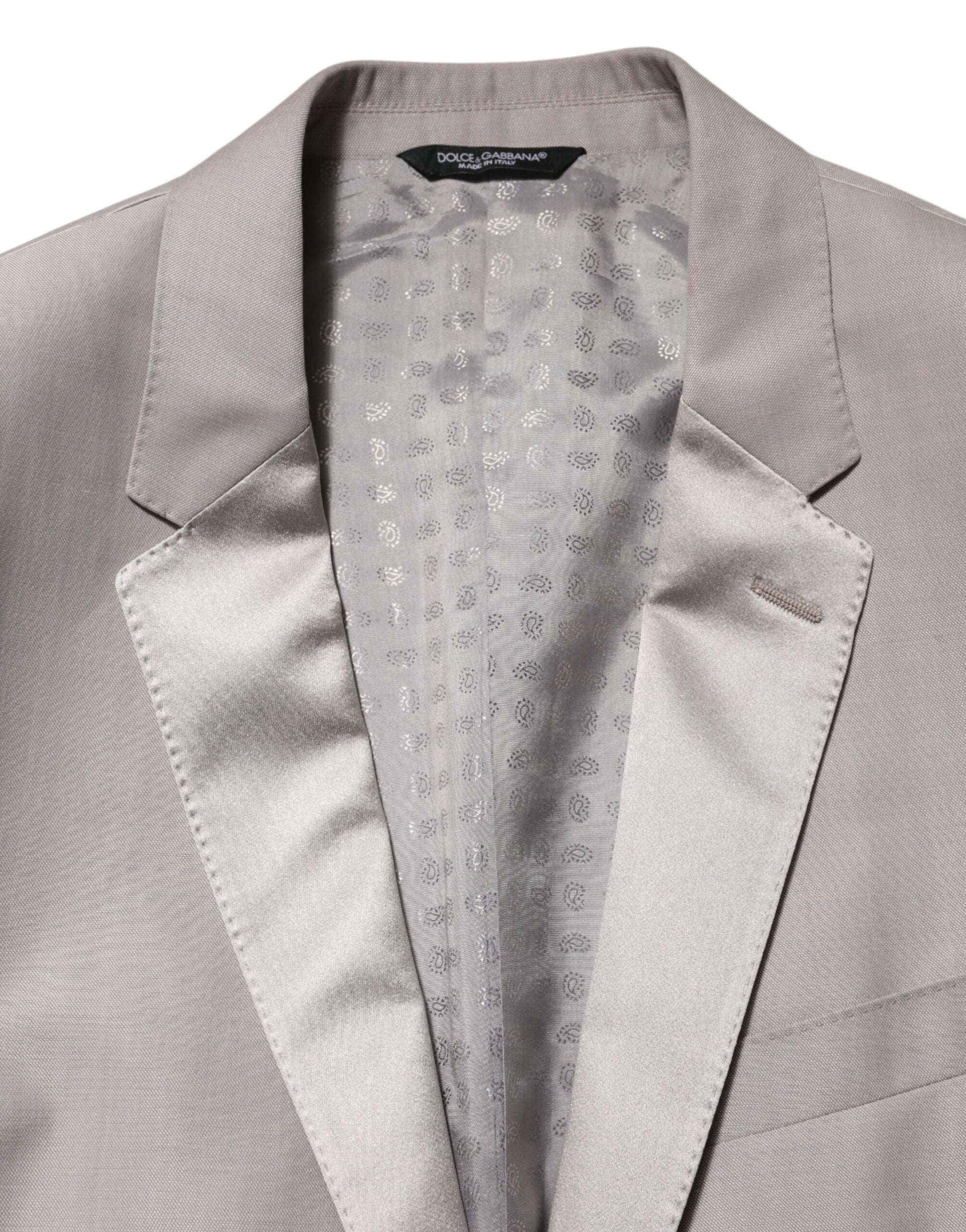 Dolce & Gabbana Grey Two Piece Suits for Men additional view