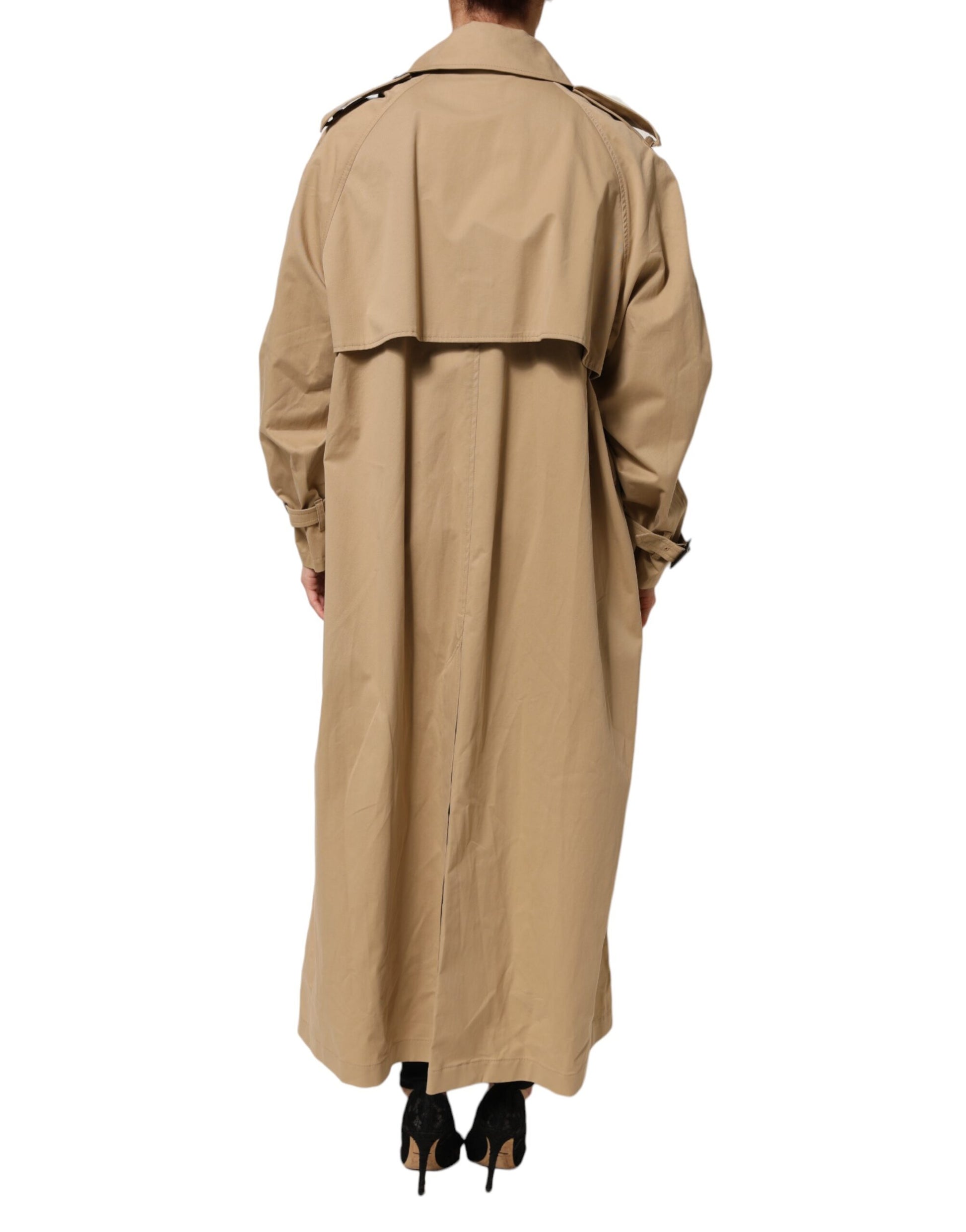 Veste trench croisée kaki Dolce & Gabbana