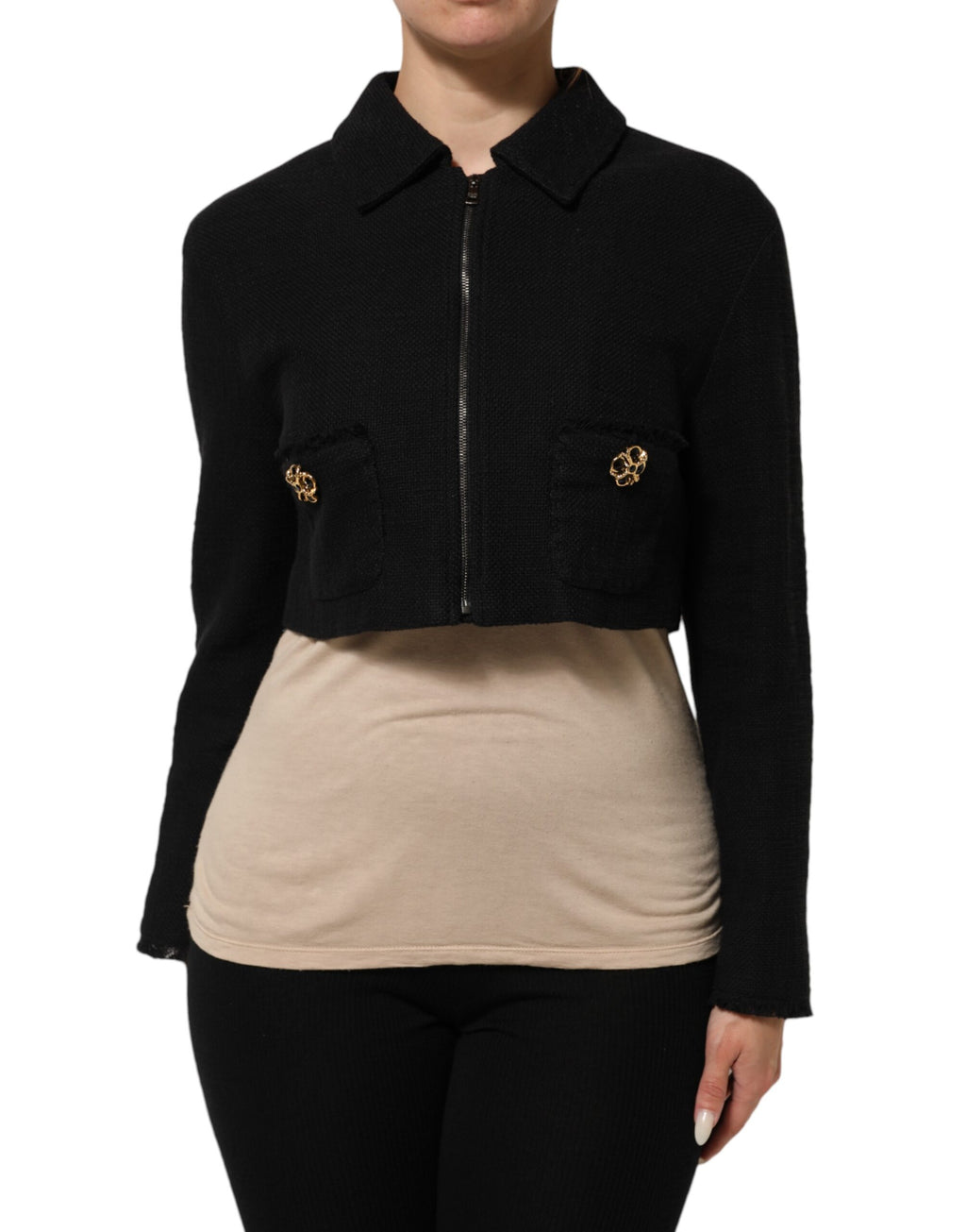 Dolce & Gabbana Black Coat for Women alternate view