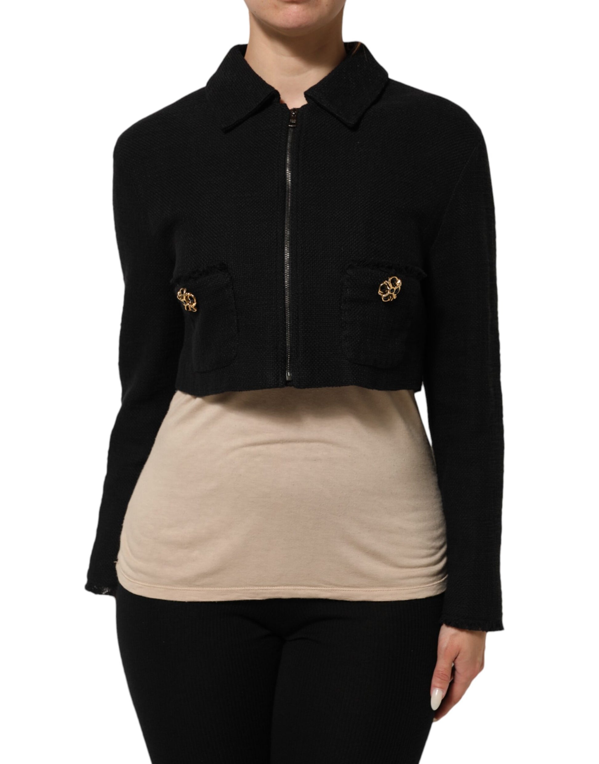 Dolce & Gabbana Black Coat for Women alternate view