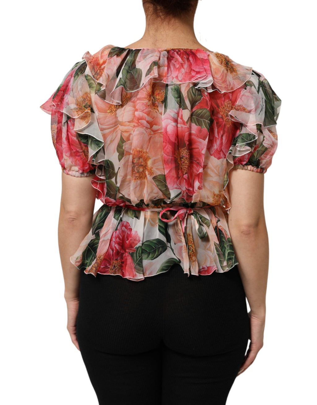 Dolce & Gabbana Pink Tank Tops T for Women side view