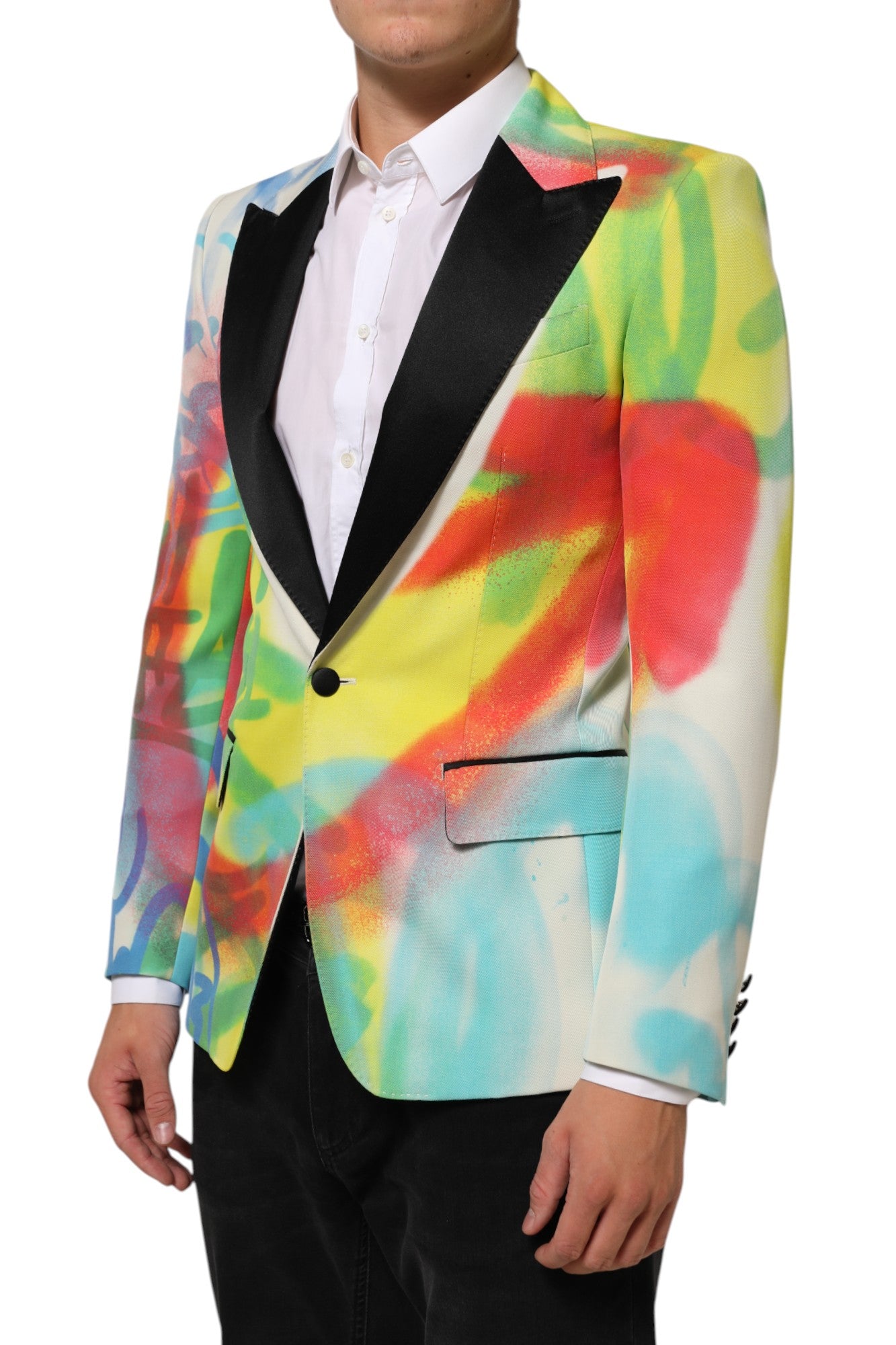 Dolce & Gabbana Multicolor Blazer for Men detail view