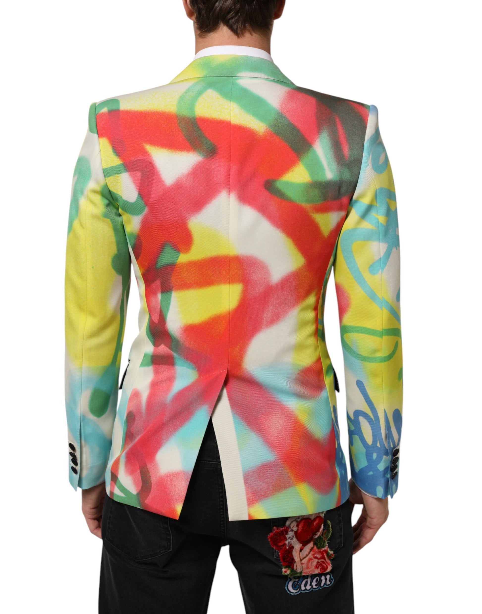 Dolce & Gabbana Multicolor Blazer for Men side view