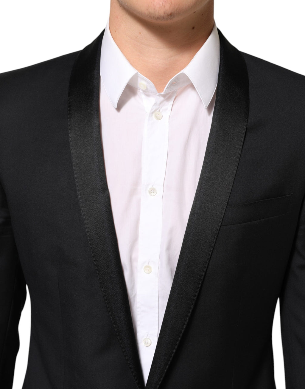 Dolce & Gabbana Veste de costume 1 bouton noire OR Blazer homme