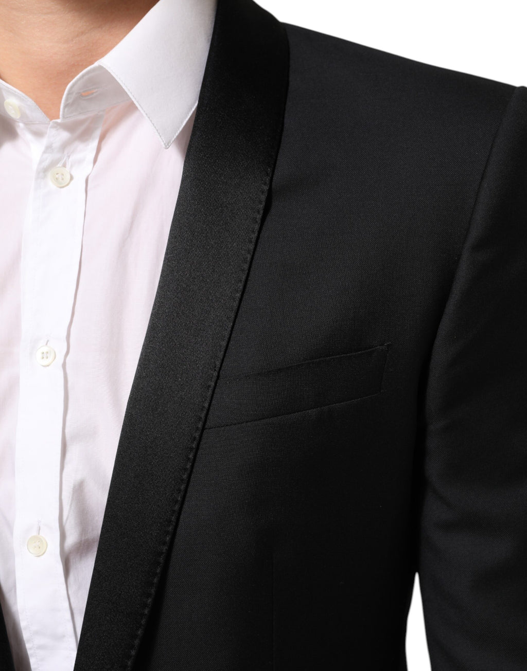 Dolce & Gabbana Veste de costume 1 bouton noire OR Blazer homme