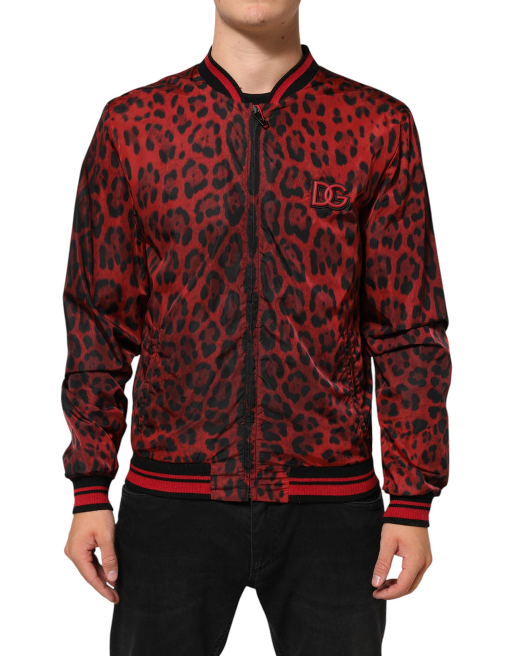 Dolce & Gabbana Red Bomber for Men alternate view