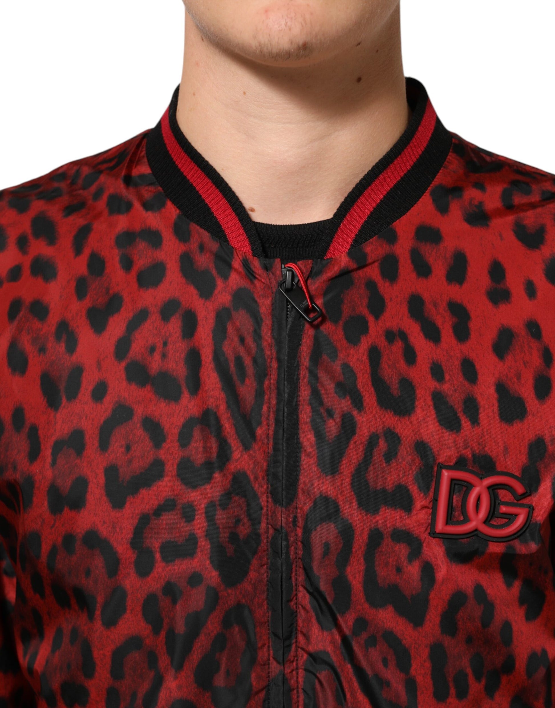 Dolce & Gabbana Red Bomber for Men additional view