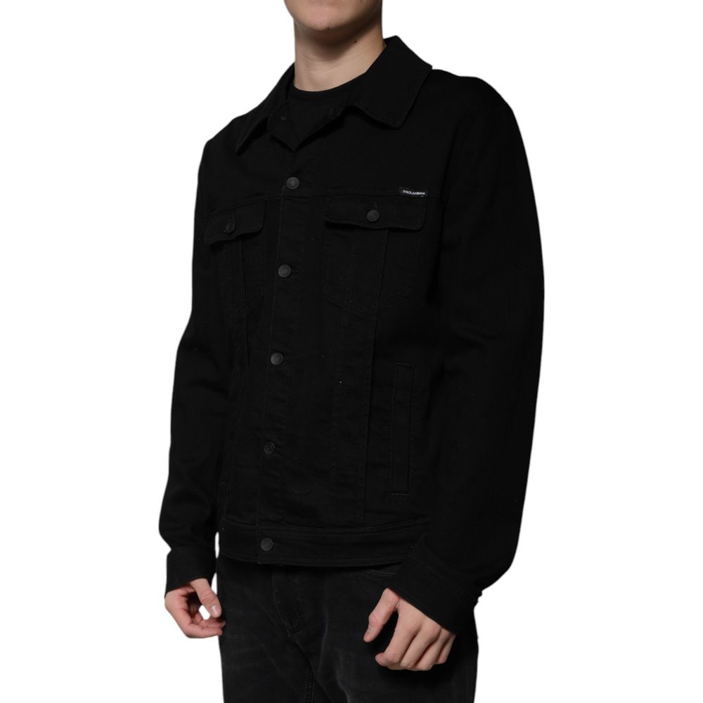 Veste en jean Dolce & Gabbana en coton noir