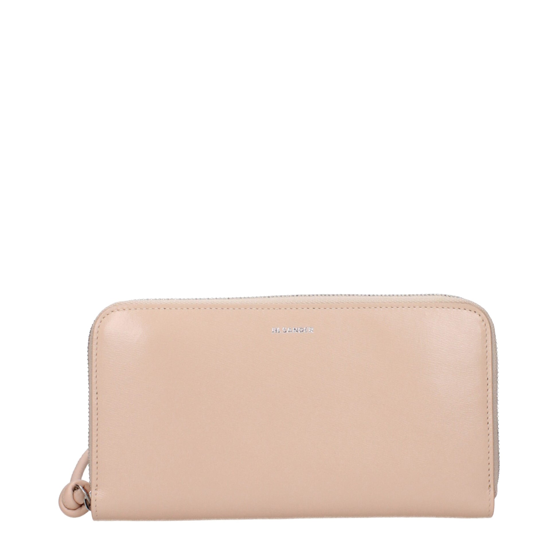 Jil Sander Pink Leather Wallet