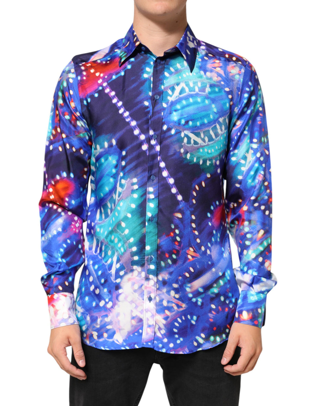 Dolce & Gabbana Multicolor Dress Shirt for Men alternate view