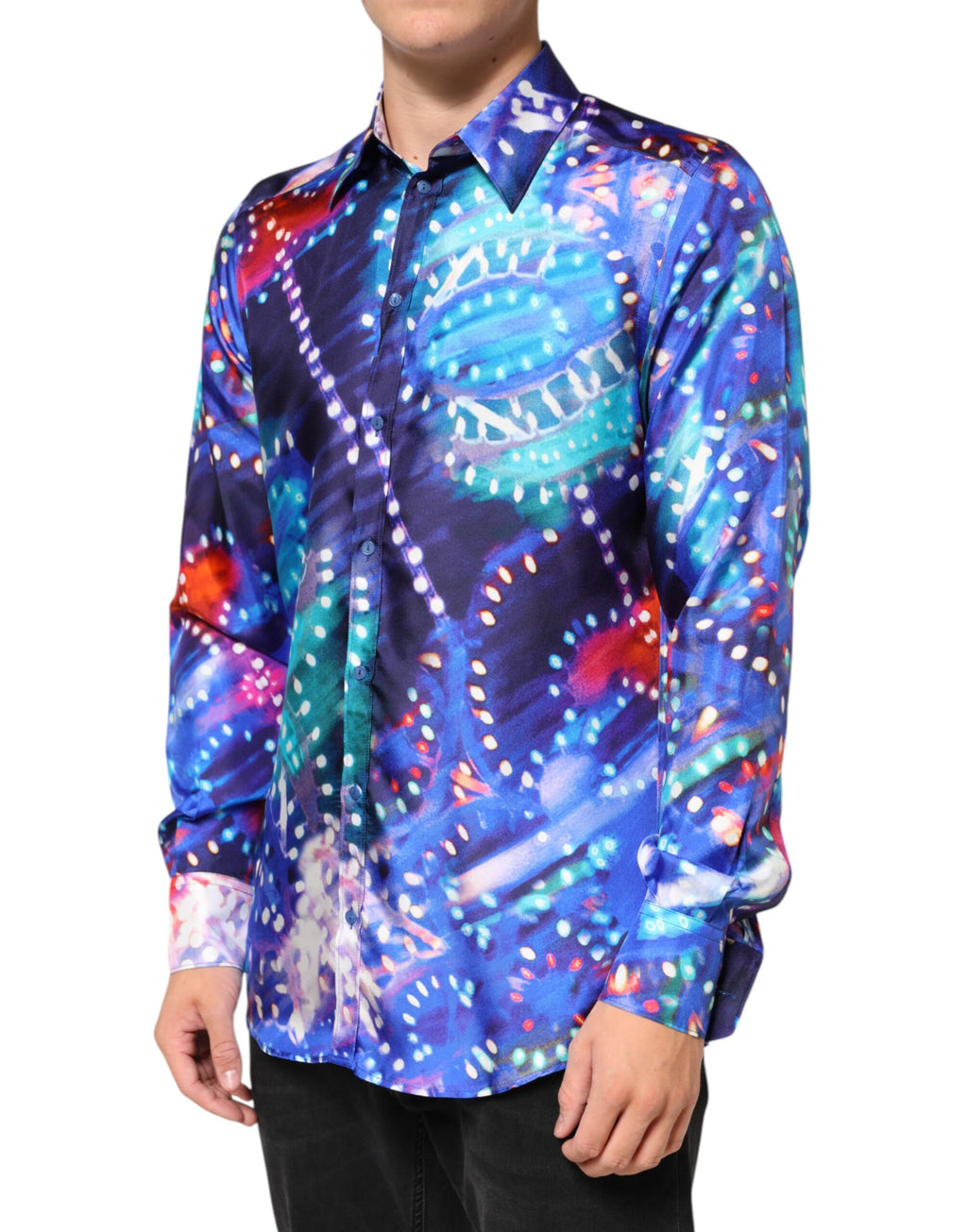 Dolce & Gabbana Multicolor Dress Shirt for Men detail view