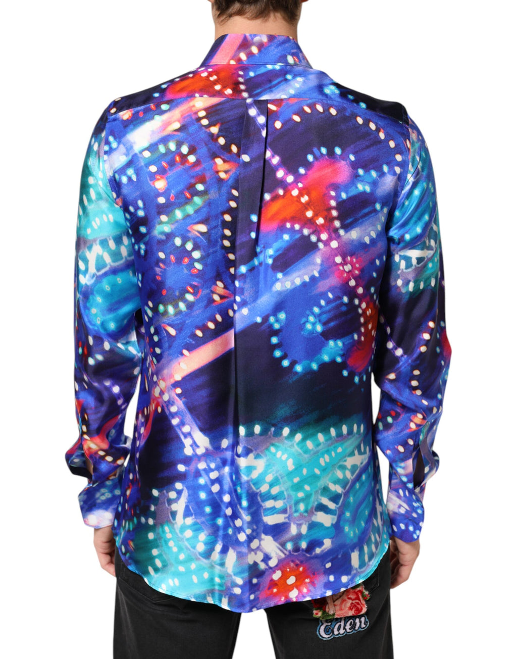 Dolce & Gabbana Multicolor Dress Shirt for Men side view