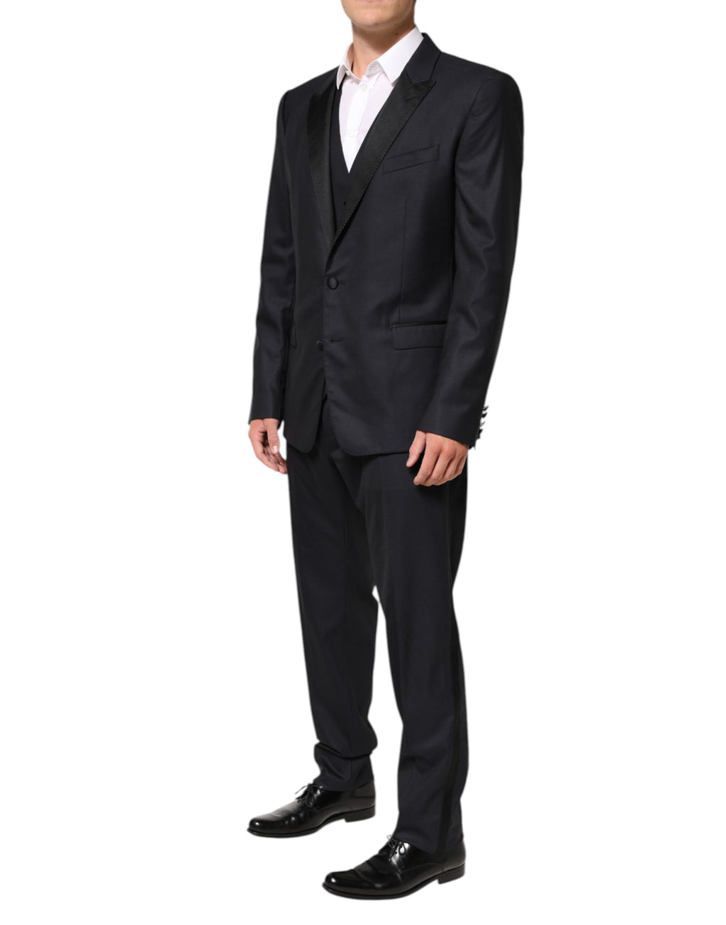 Costume 3 pièces Dolce & Gabbana Noir MARTINI 2 boutons