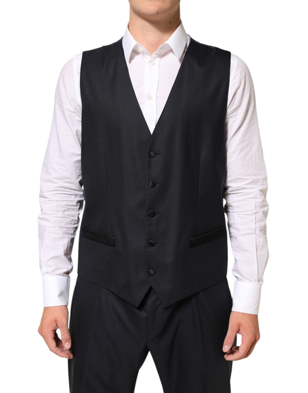Costume 3 pièces Dolce & Gabbana Noir MARTINI 2 boutons
