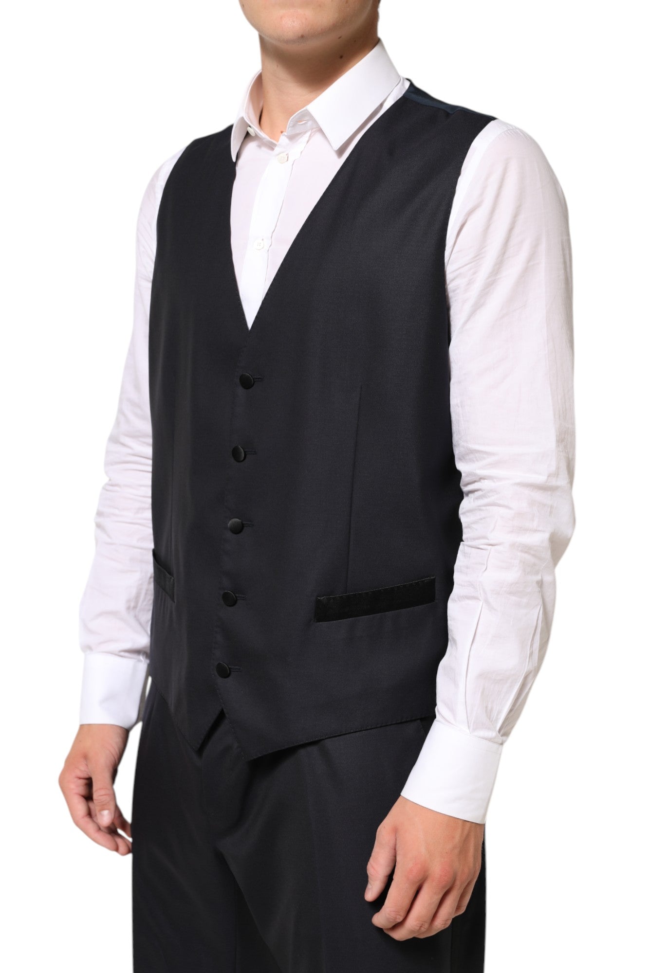 Costume 3 pièces Dolce & Gabbana Noir MARTINI 2 boutons