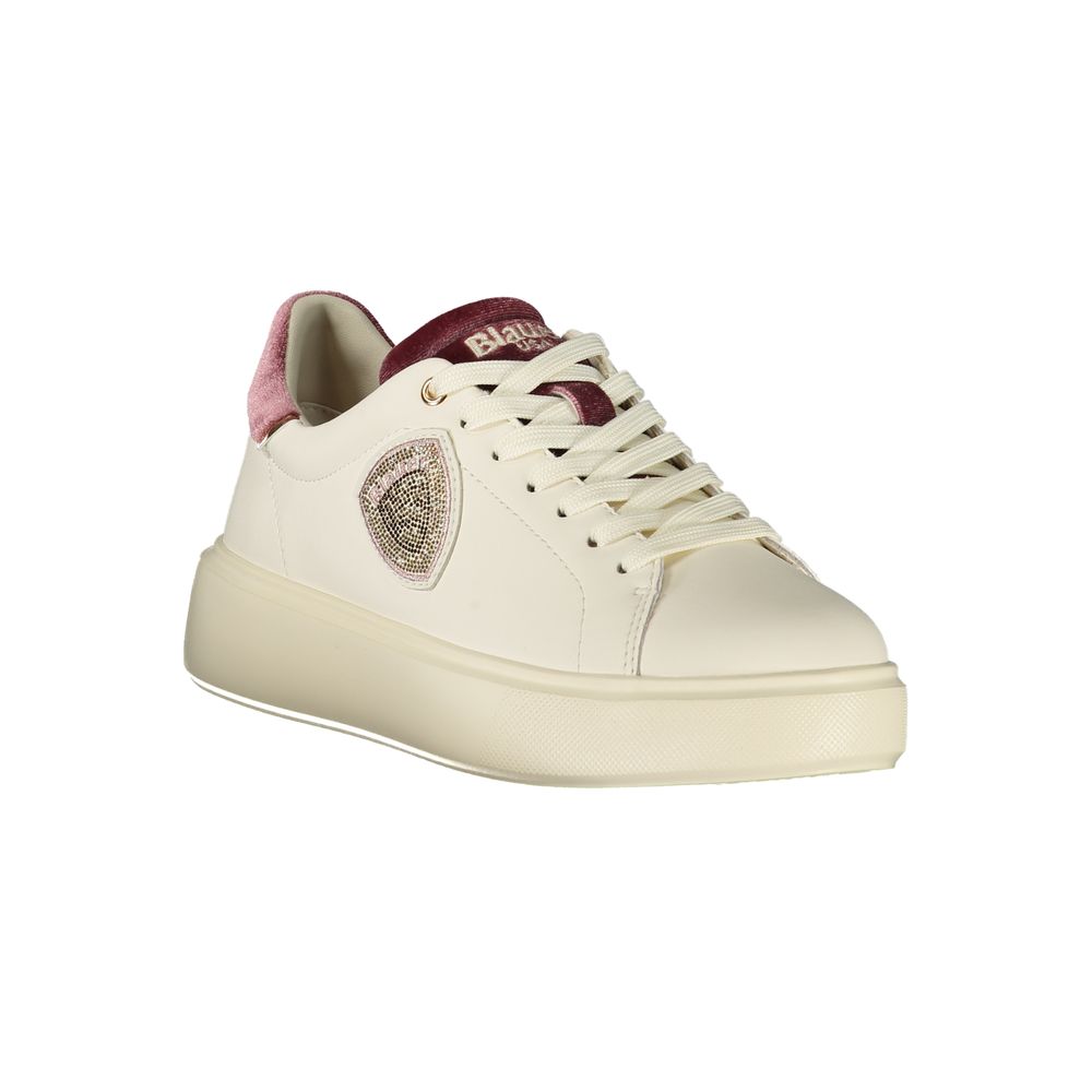 Blauer White Athletic Sneakers for Women alternate view