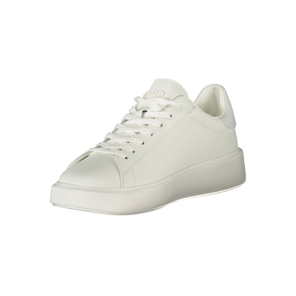 Blauer White Athletic Sneakers for Men detail view