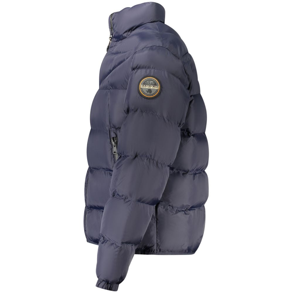 Napapijri Blouson Homme en Polyamide Bleu