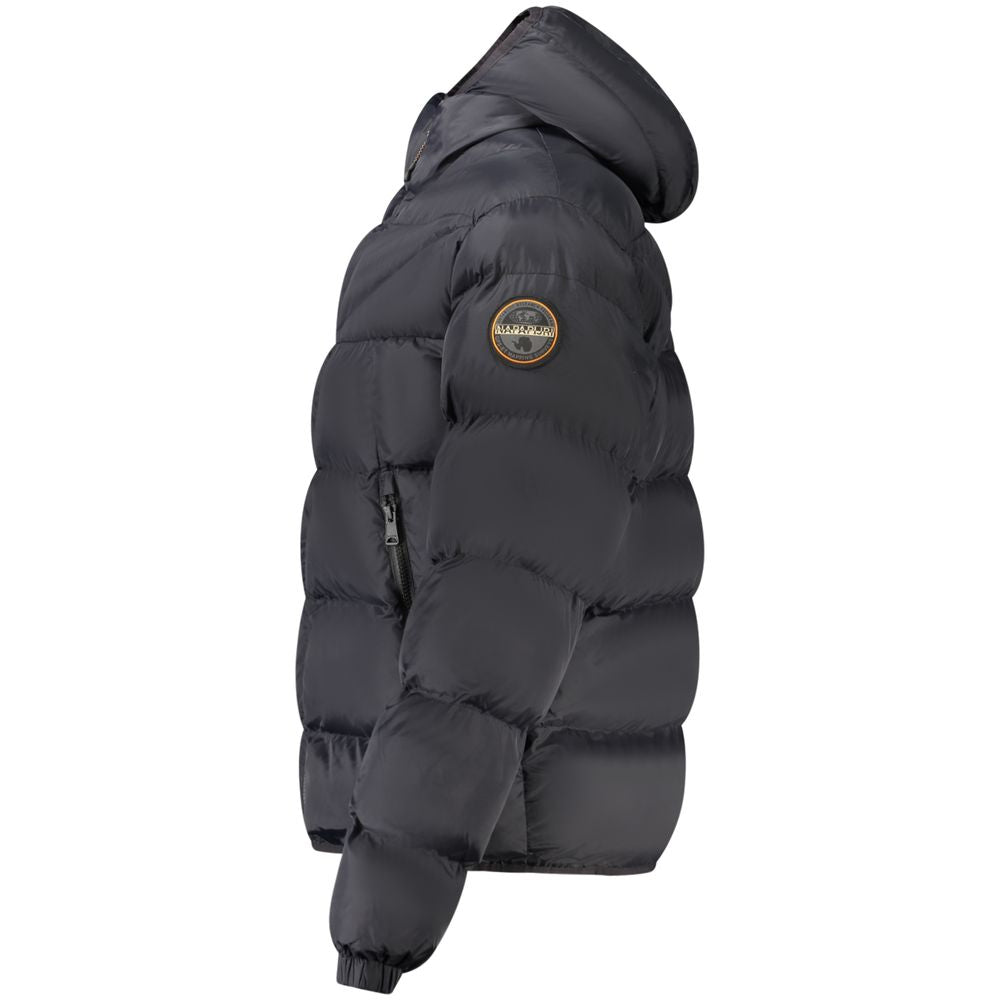 Napapijri Black Shell Jacket for Men detail view