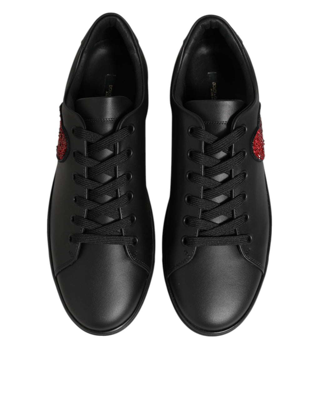 Dolce & Gabbana Black Low Top Sneakers for Women detail view