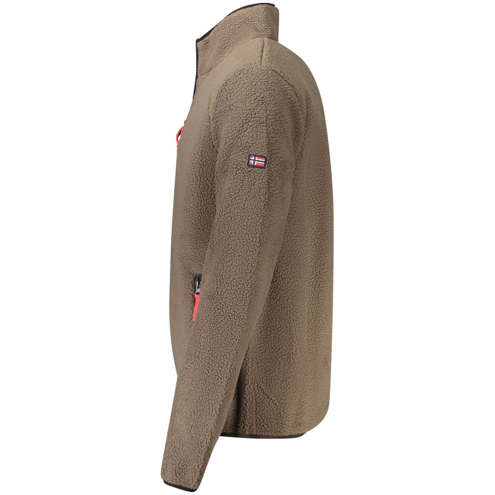 Norvège 1963 Marron Polyester Homme Sweat-shirt