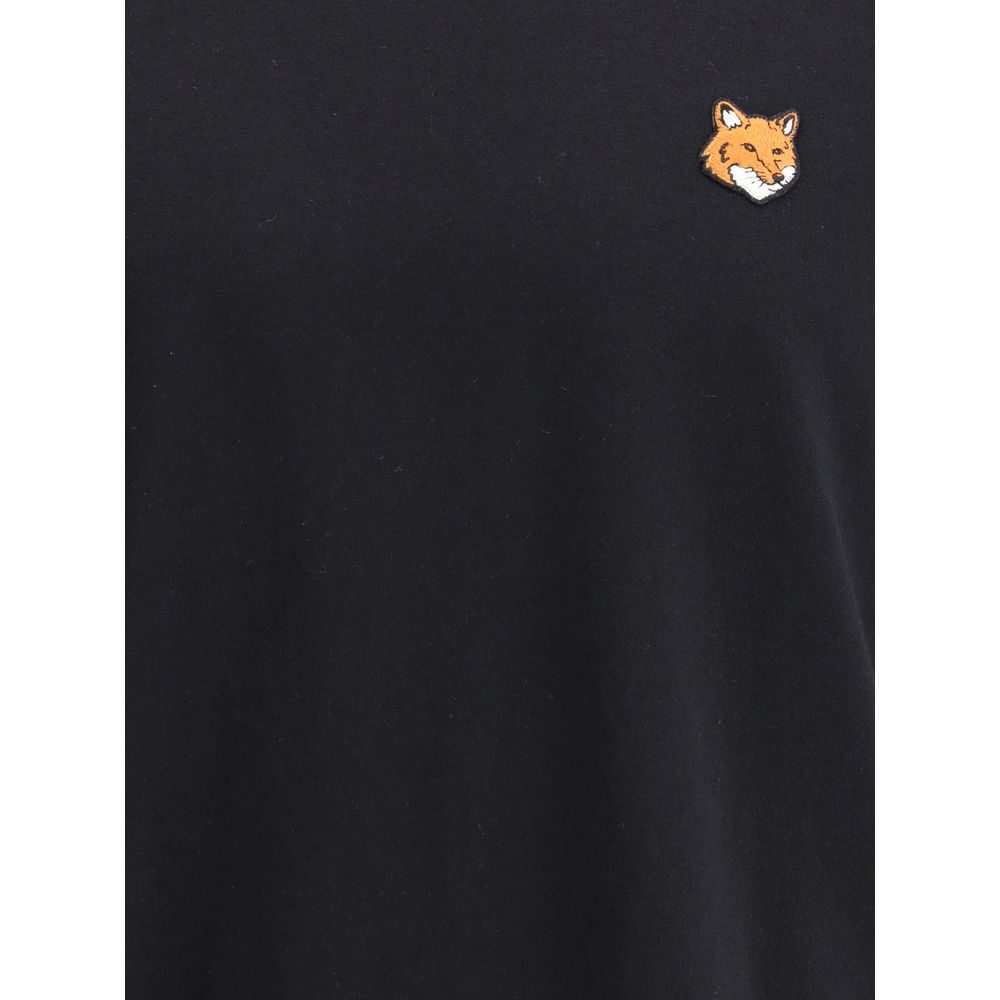 Maison Kitsuné Black T-Shirt for Men detail view