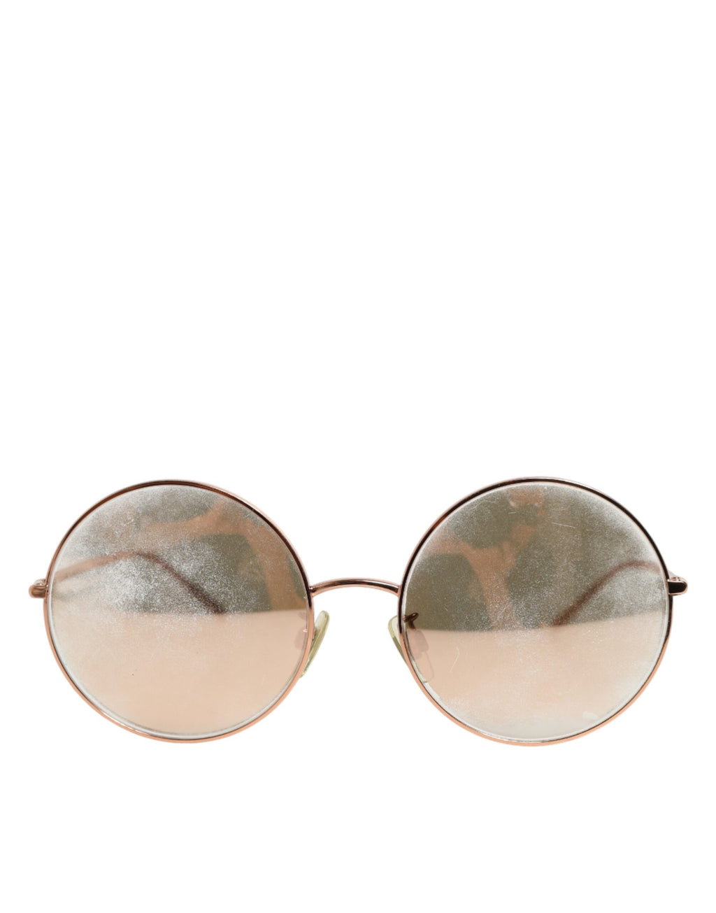 Lunettes de soleil rondes en métal doré Dolce & Gabbana DG2215K