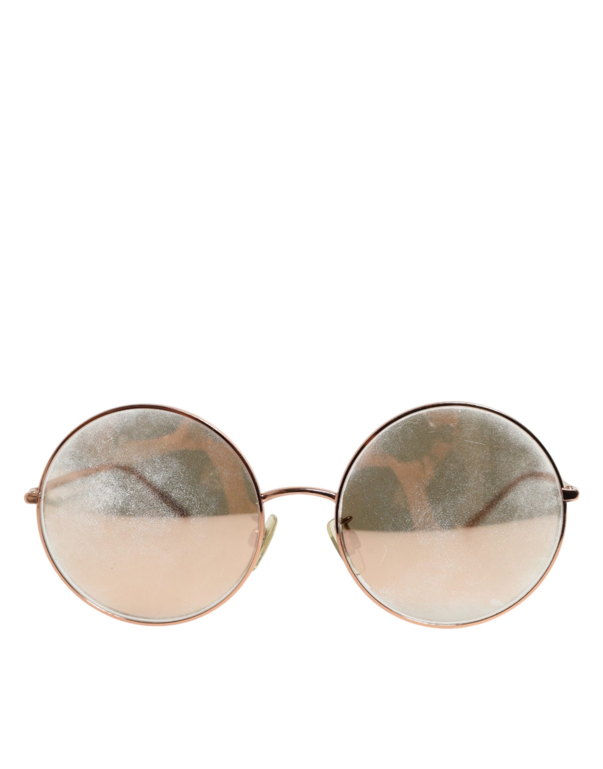 Lunettes de soleil rondes en métal doré Dolce & Gabbana DG2215K