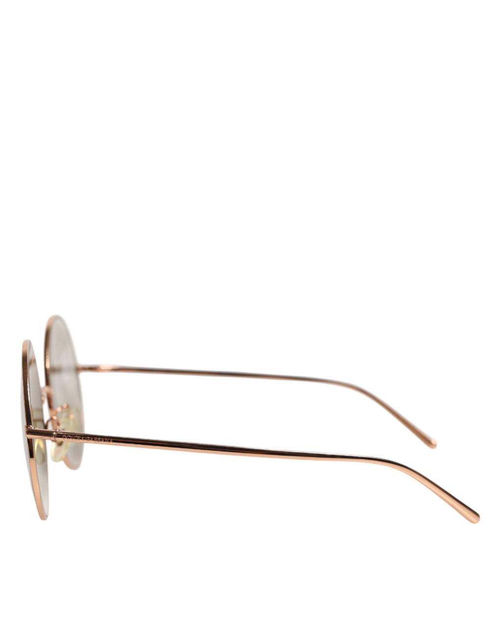 Lunettes de soleil rondes en métal doré Dolce & Gabbana DG2215K