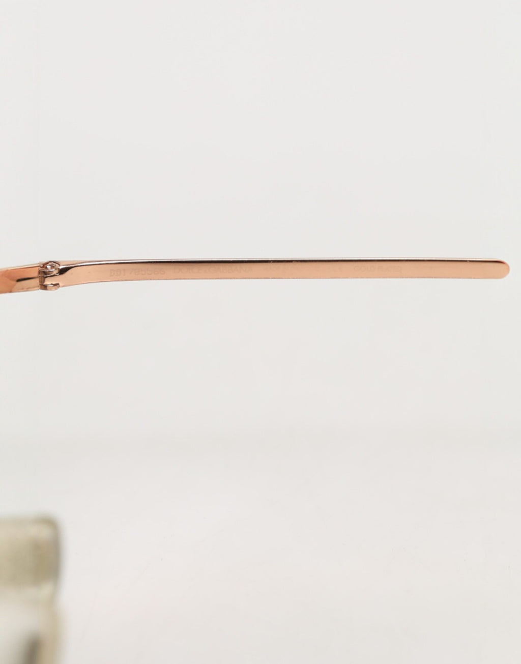 Lunettes de soleil rondes en métal doré Dolce & Gabbana DG2215K