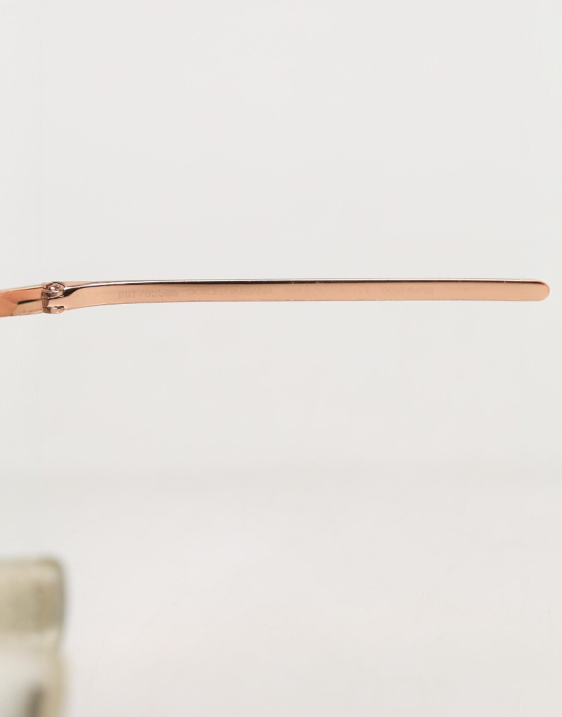 Lunettes de soleil rondes en métal doré Dolce & Gabbana DG2215K