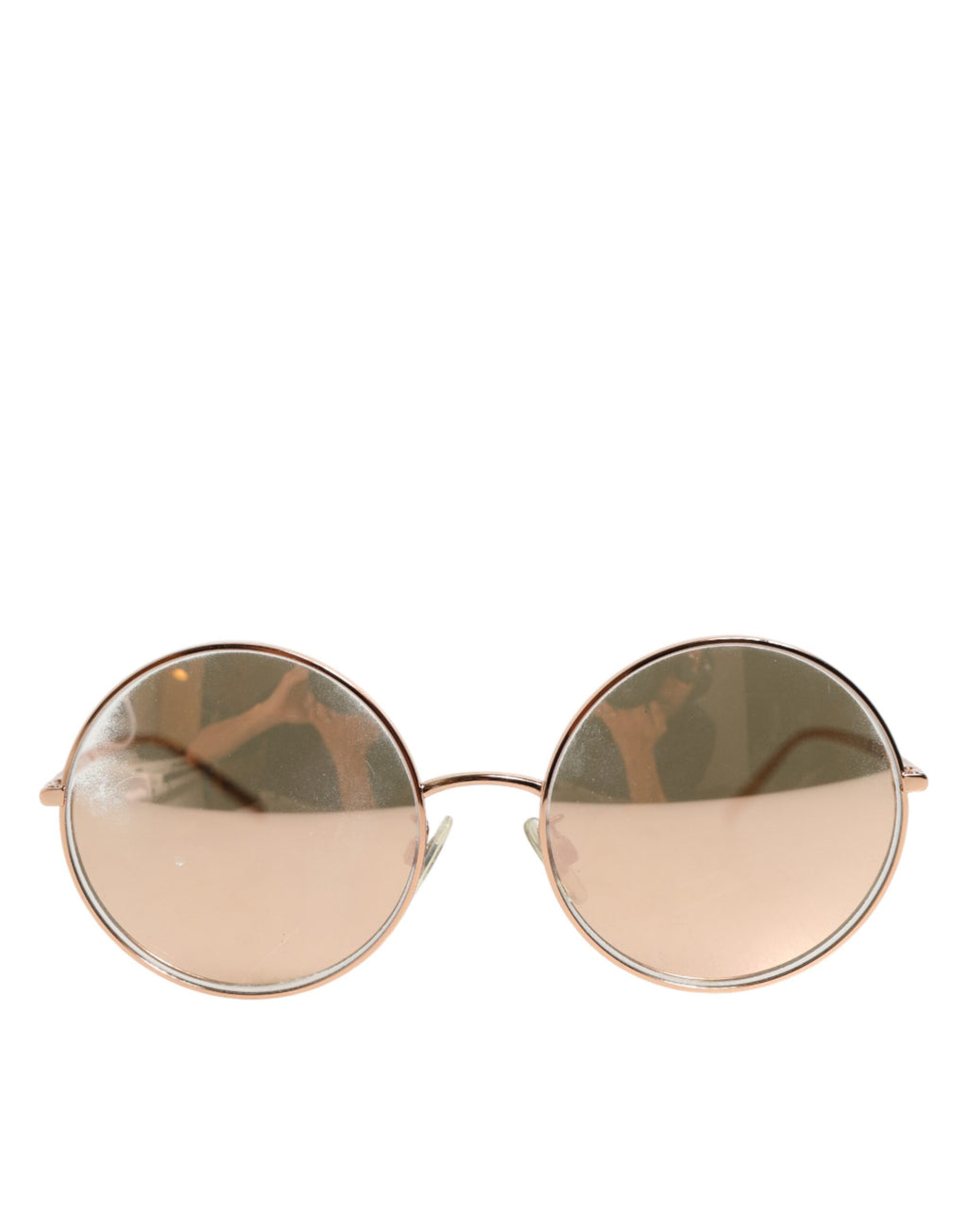 Lunettes de soleil rondes en métal doré Dolce & Gabbana DG2215K