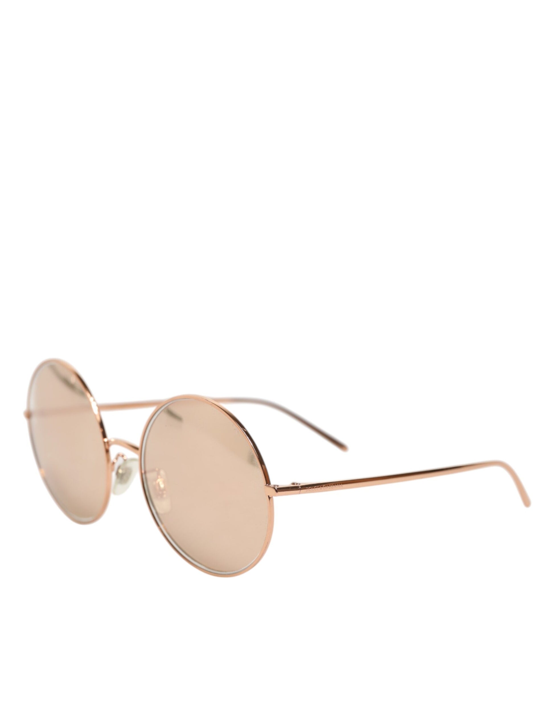 Lunettes de soleil rondes en métal doré Dolce & Gabbana DG2215K
