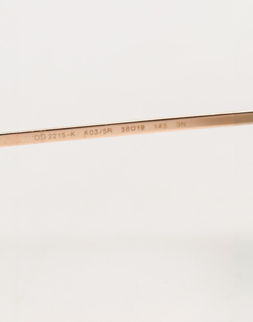Lunettes de soleil rondes en métal doré Dolce & Gabbana DG2215K