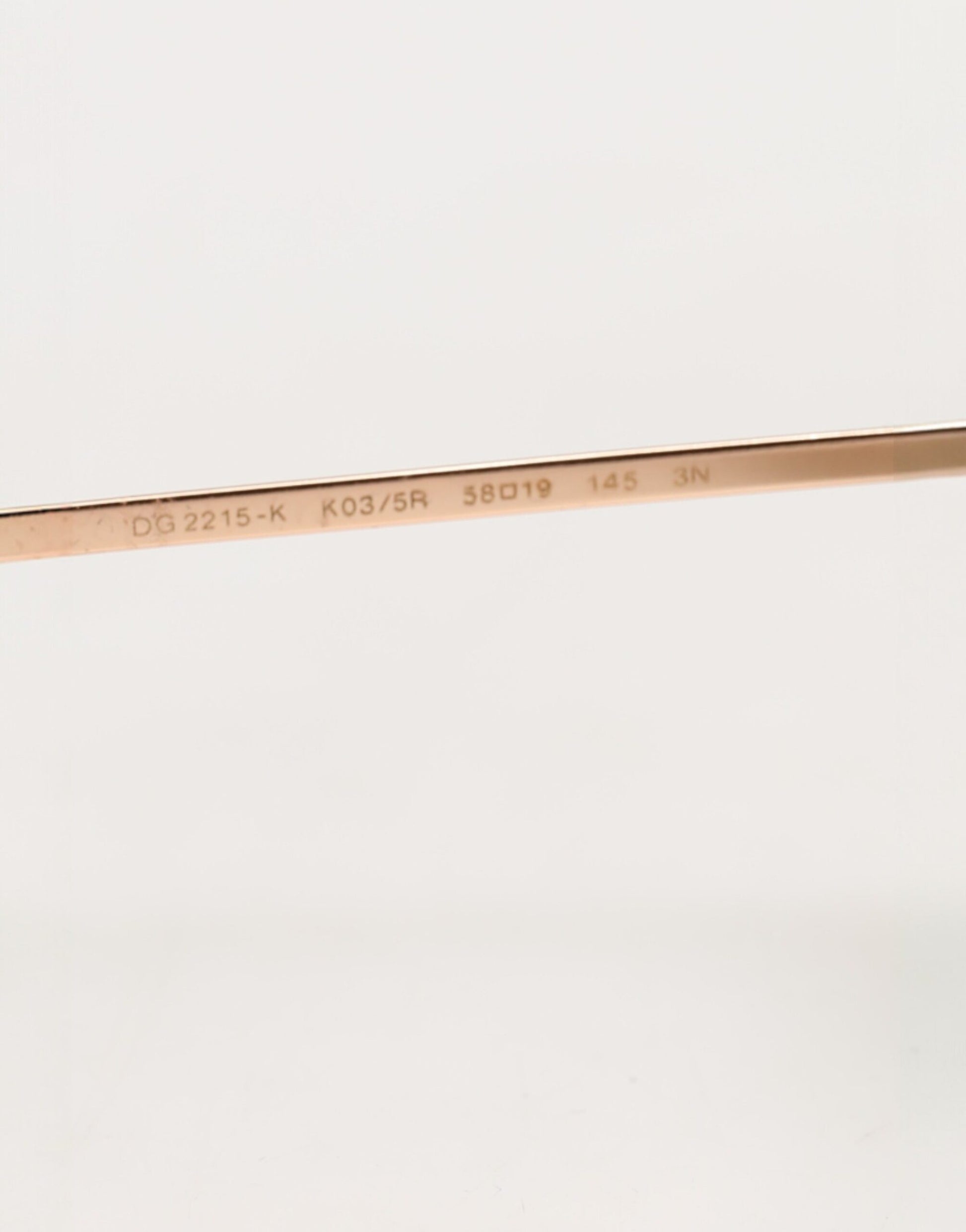 Lunettes de soleil rondes en métal doré Dolce & Gabbana DG2215K