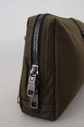 Dolce & Gabbana Green Nylon Logo Clutch Mens Bag Crossbody Shoulder