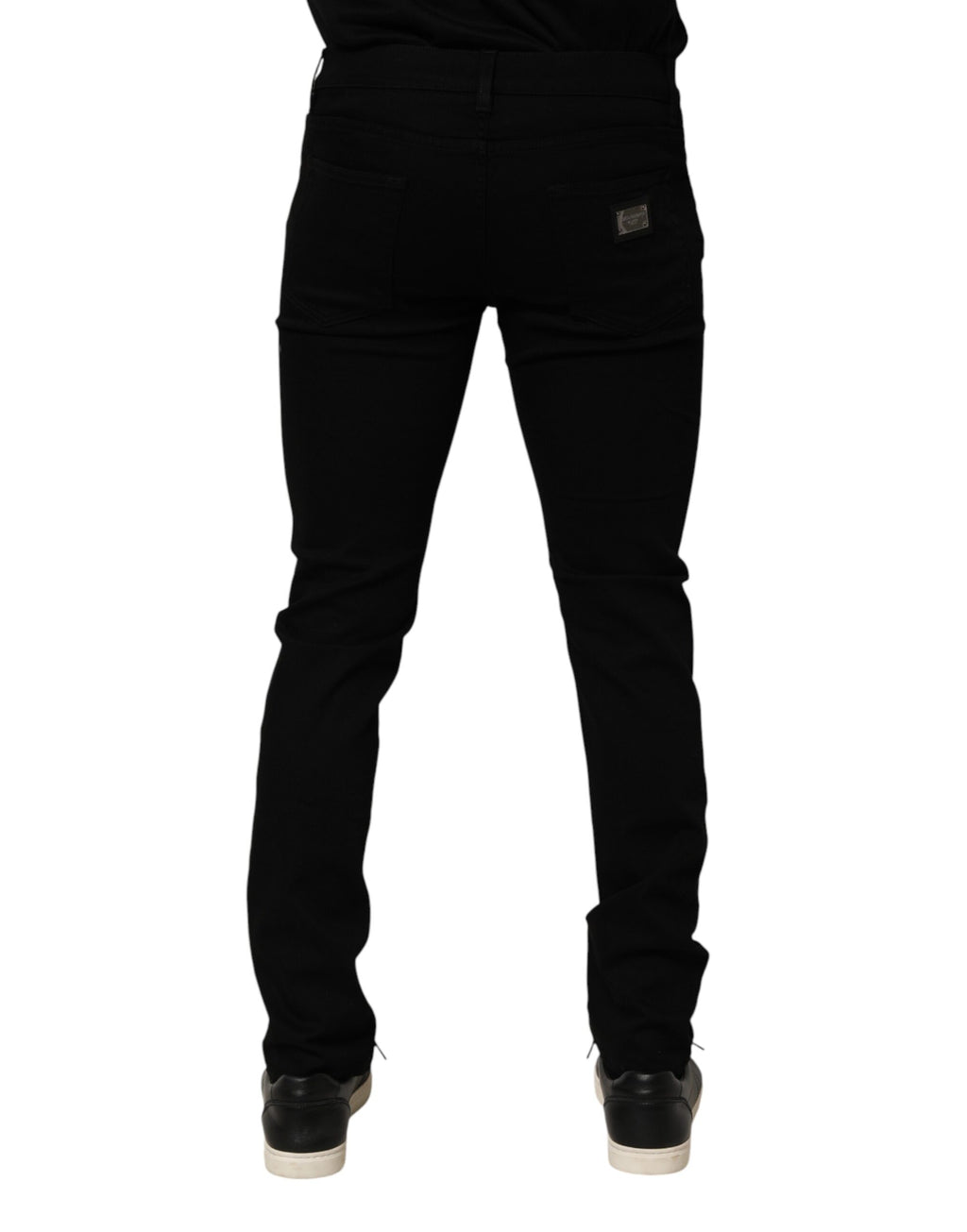 Dolce & Gabbana Black Slim Fit Jeans for Men side view